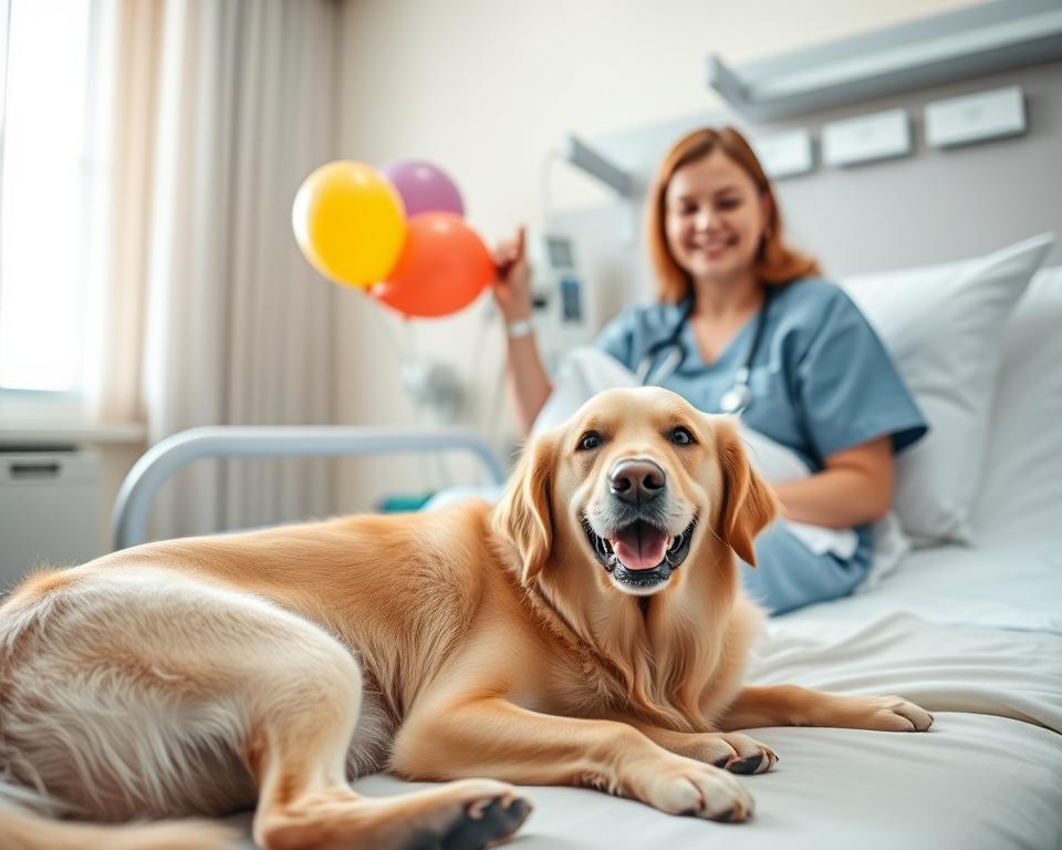 terapeutické návštevy psov v nemocnici