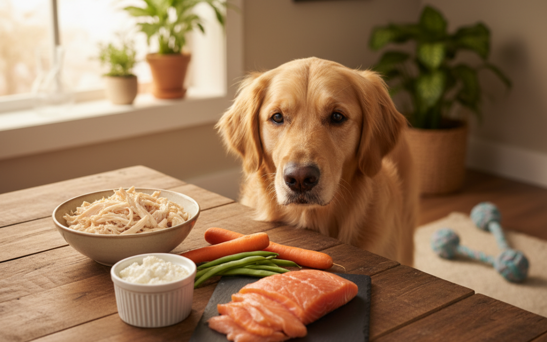 Bezpečné zdroje bielkovín pre citlivé psy