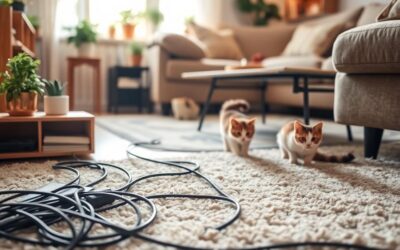 Skrytie elektrických káblov pred mačkou – Všetko, čo o tom potrebuješ vedieť!