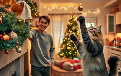 Mačací blog 20 Vianočné upratovanie pre majiteľov mačiek – ako sa pripraviť