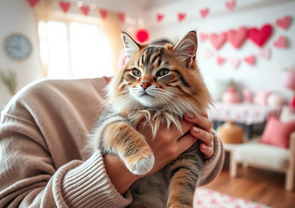 Valentín – ako povedať mačke, že ju miluješ?