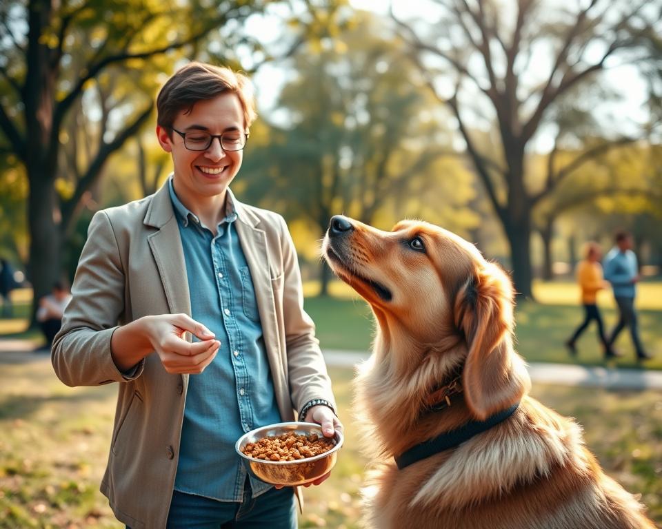 vedomé kŕmenie psa