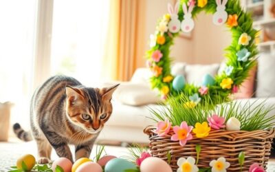Mačací blog 16 Veľkonočné dekorácie bezpečné pre mačky – takto na to