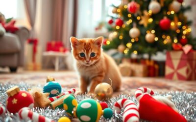 Mačací blog 22 Vianočné nápady na hračky pre mačky