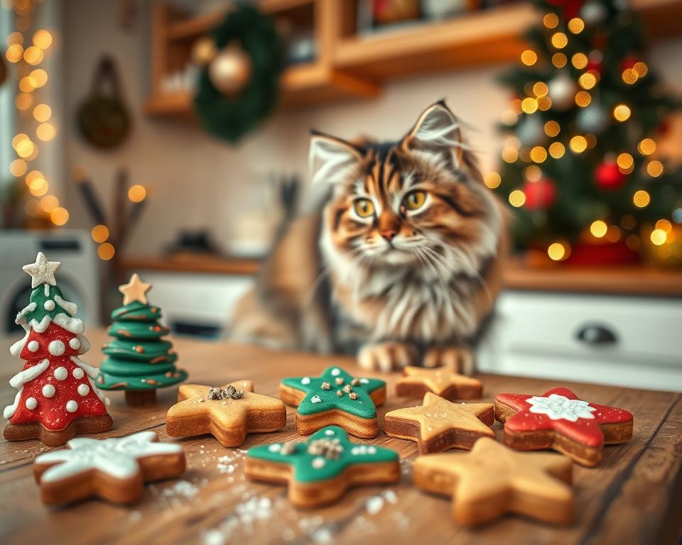 vianočná maškrta pre mačku