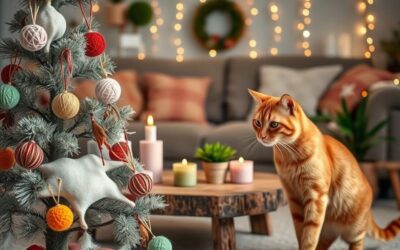Mačací blog 18 Tipy na vianočné dekorácie priateľské k mačkám