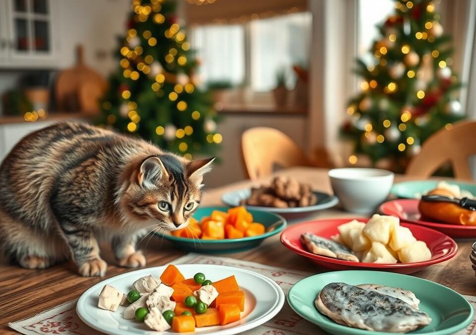 Zvyšky z vianočného menu – čo môže tvoja mačka zjesť?