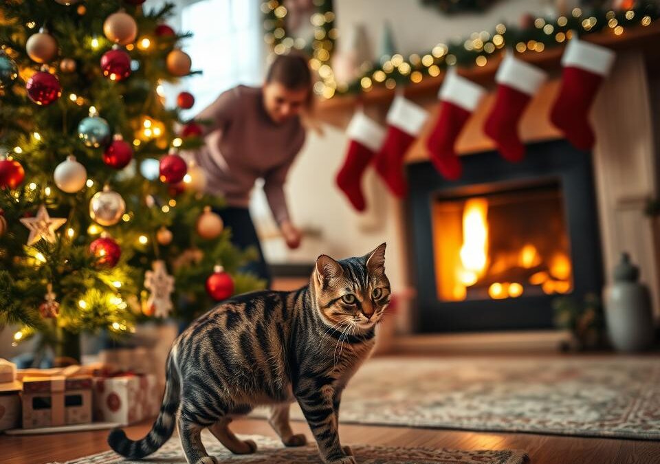 Vianočné nehody s mačkami – ako im predchádzať?