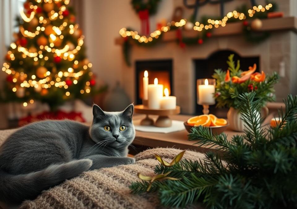 Vianočné vône, ktorým je lepšie sa vyhnúť v prítomnosti mačiek