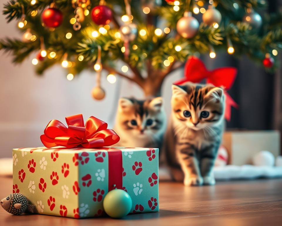 vianočný darček pre mačku