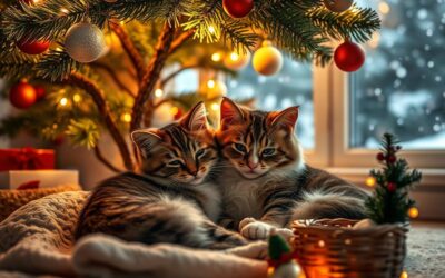 Mačací blog 23 Vianočné príbehy o mačkách – dojímavé chvíle