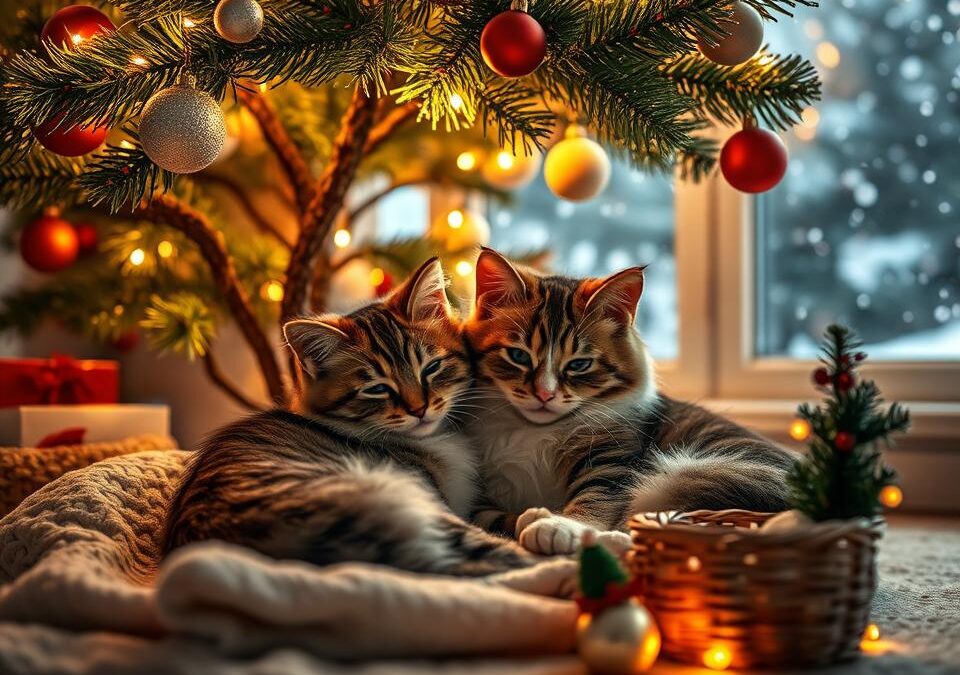 Vianočné príbehy o mačkách – dojímavé chvíle