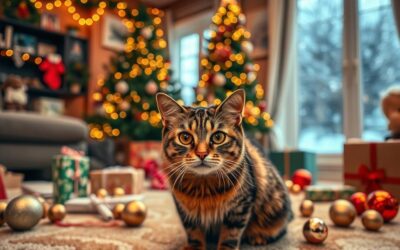 Vianočný stres u mačky – ako sa mu vyhnúť?