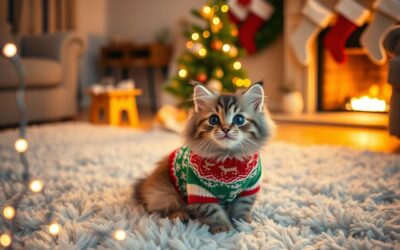 Mačací blog 21 Vianočné svetre pre mačky – sú naozaj potrebné?
