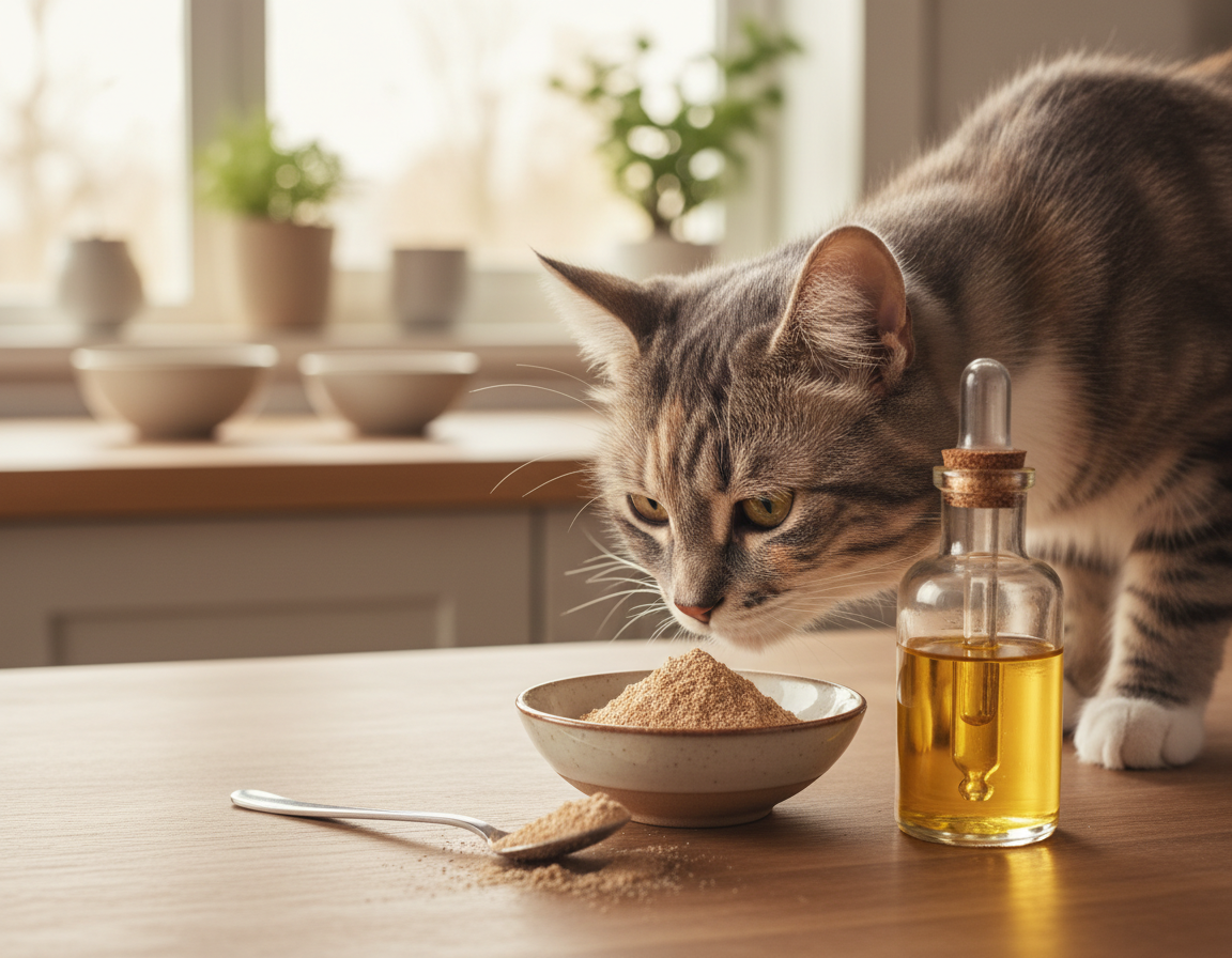 vitaminovy-prasok-alebo-olejovy-vitamin-pre-macky vitamínový prášok alebo olejový vitamín pre mačky