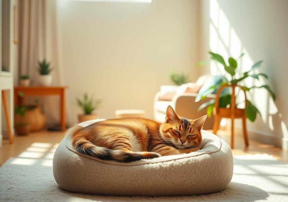 Vytvorenie pokojného prostredia na spánok mačky – Všetko, čo o tom potrebuješ vedieť!