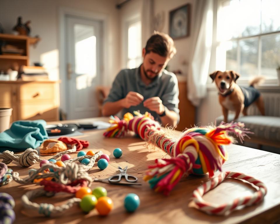 vytvorenie vlastnej hračky pre psa