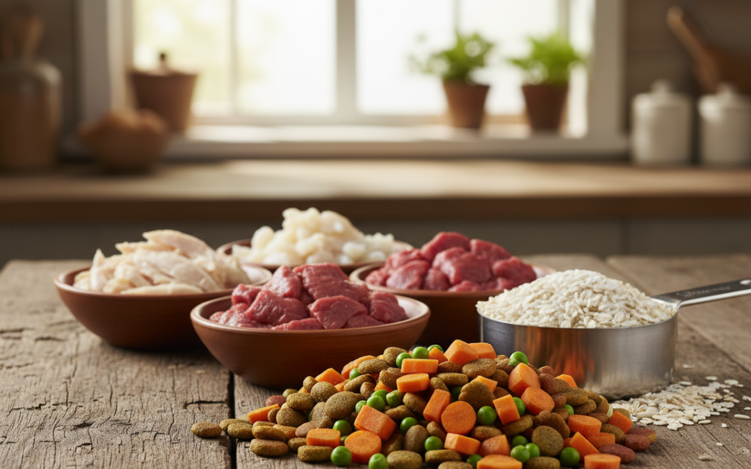 Z čoho sa skladá vyvážené krmivo pre psa?