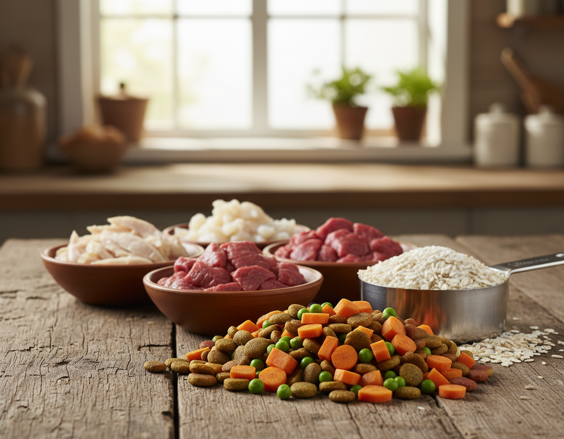 Z čoho sa skladá vyvážené krmivo pre psa?