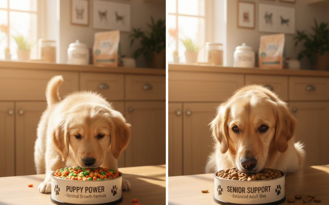 Dospelý pes alebo šteniatko? – rozdielne výživové potreby