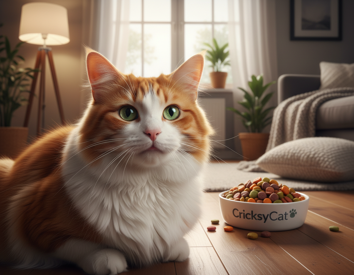 zmena srsti po krmive CricksyCat