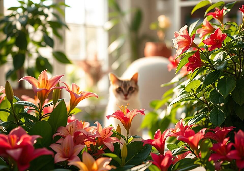 Zoznam jedovatých rastlín pre mačky – Všetko, čo o tom potrebuješ vedieť!