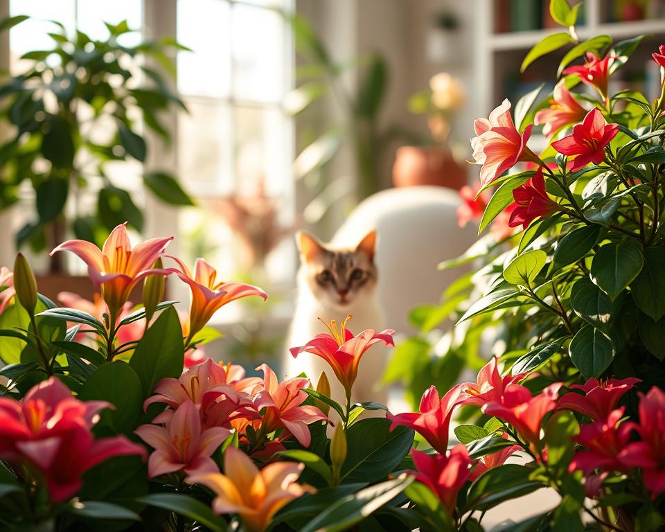 zoznam jedovatých rastlín pre mačky