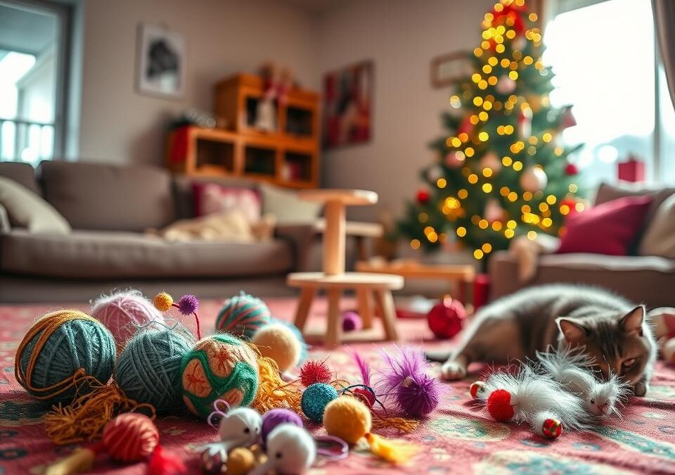 Lacné vianočné darčeky pre mačky