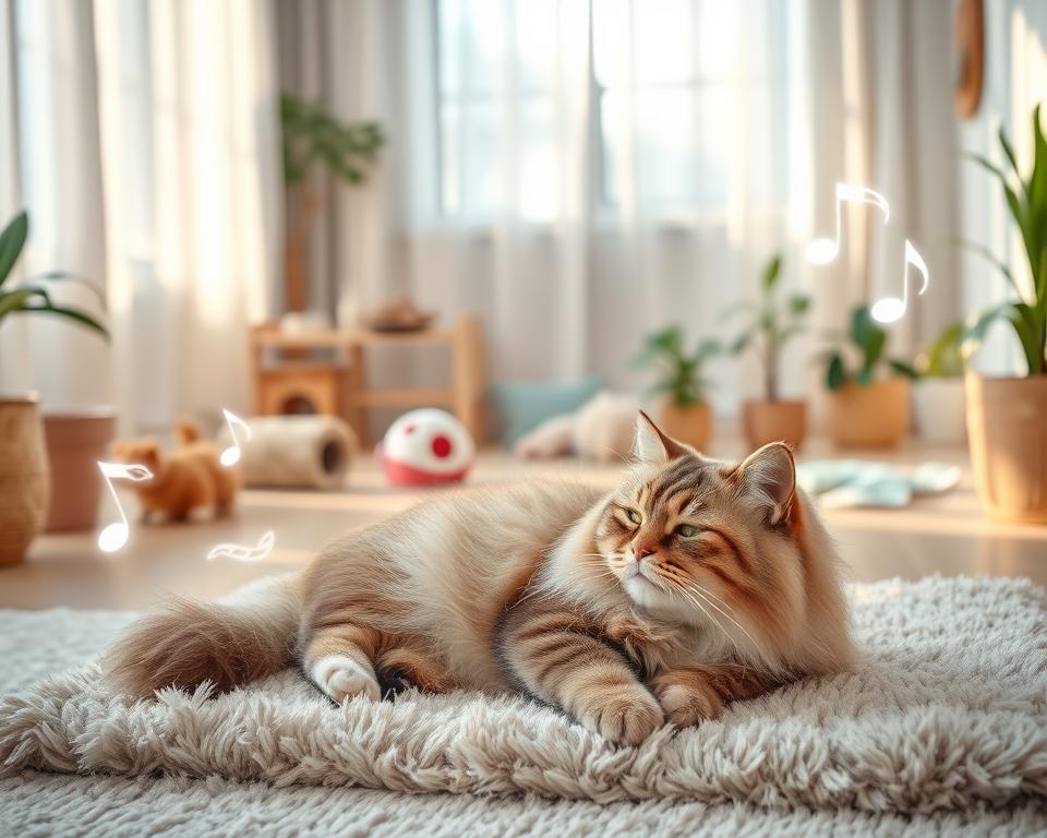 zvuková terapia pre mačky