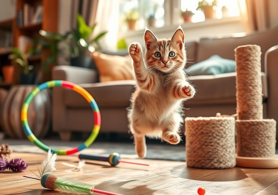 Zvyšovanie pohybovej aktivity mačky – Všetko, čo o tom potrebuješ vedieť!