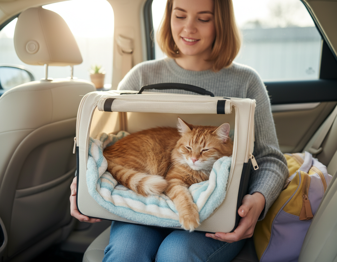 bezstresový transport mačky