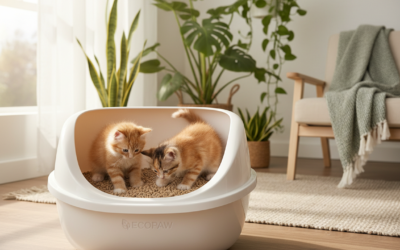 Mačací blog 23 Biologicky rozložiteľná podstielka pre mačky – Všetko, čo o tom potrebuješ vedieť!