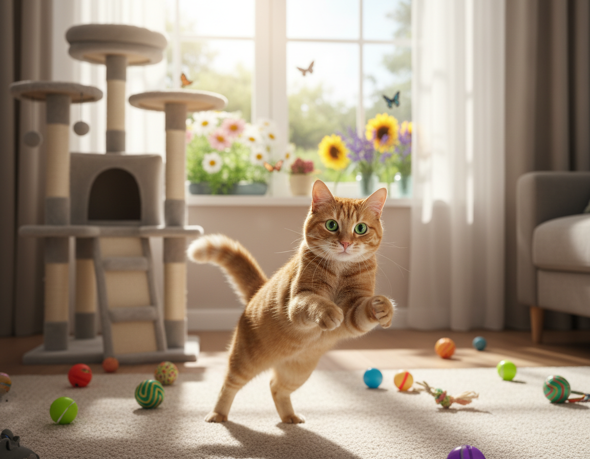 denné vrcholy aktivity mačky