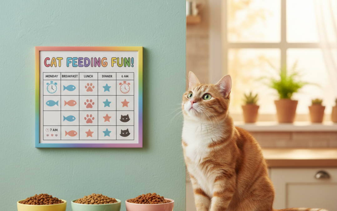 Denný rozvrh kŕmenia mačky – Všetko, čo o tom potrebuješ vedieť!