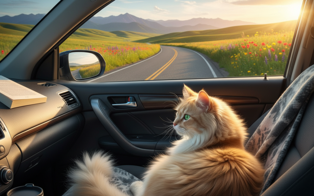 Dlhá cesta autom s mačkou – Všetko, čo o tom potrebuješ vedieť!
