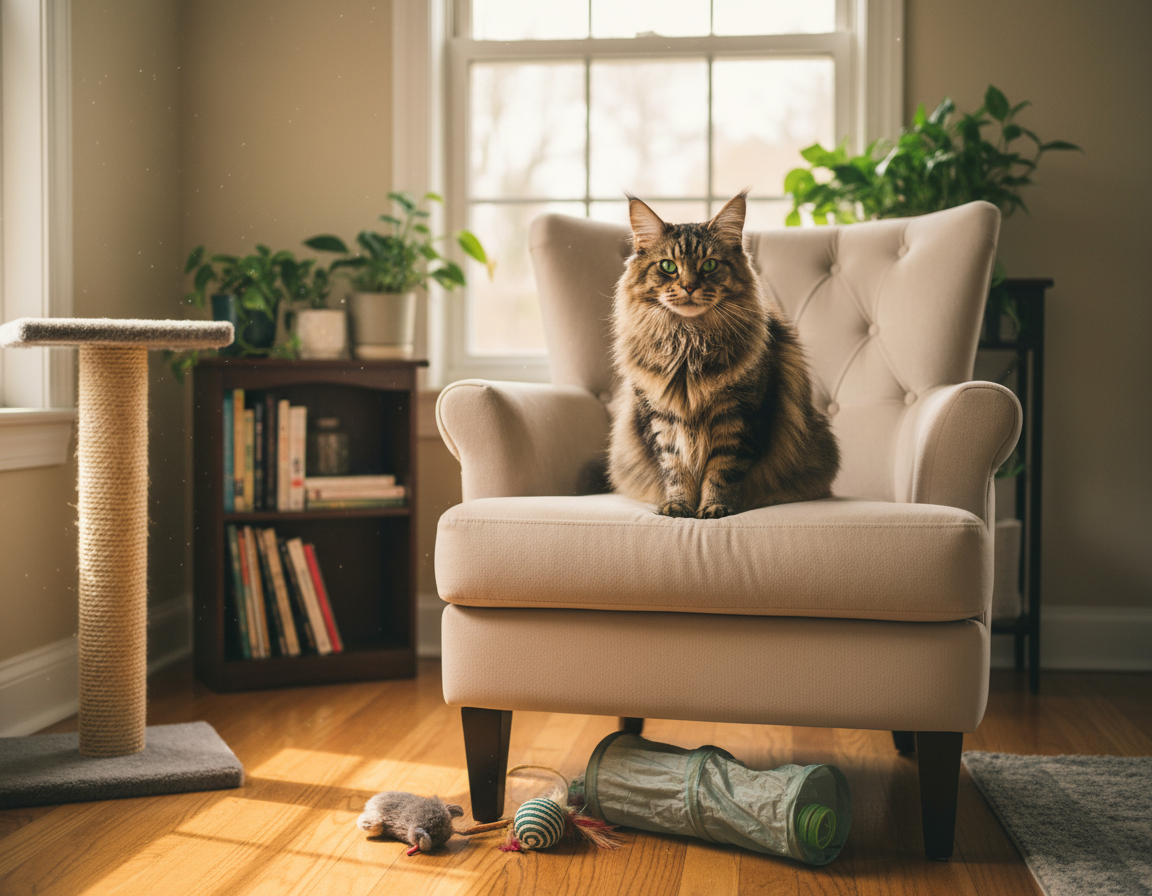 dominancia mačky v domácnosti