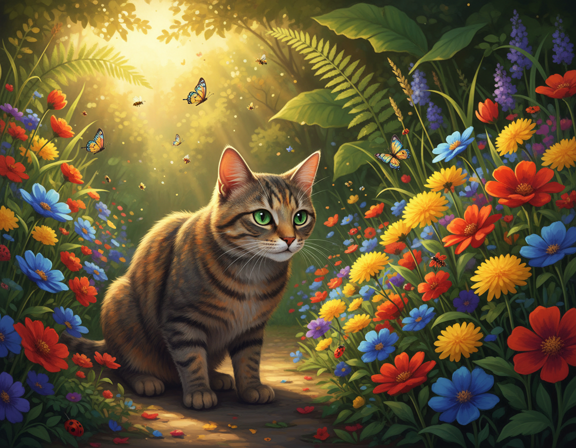 farebné videnie u mačiek