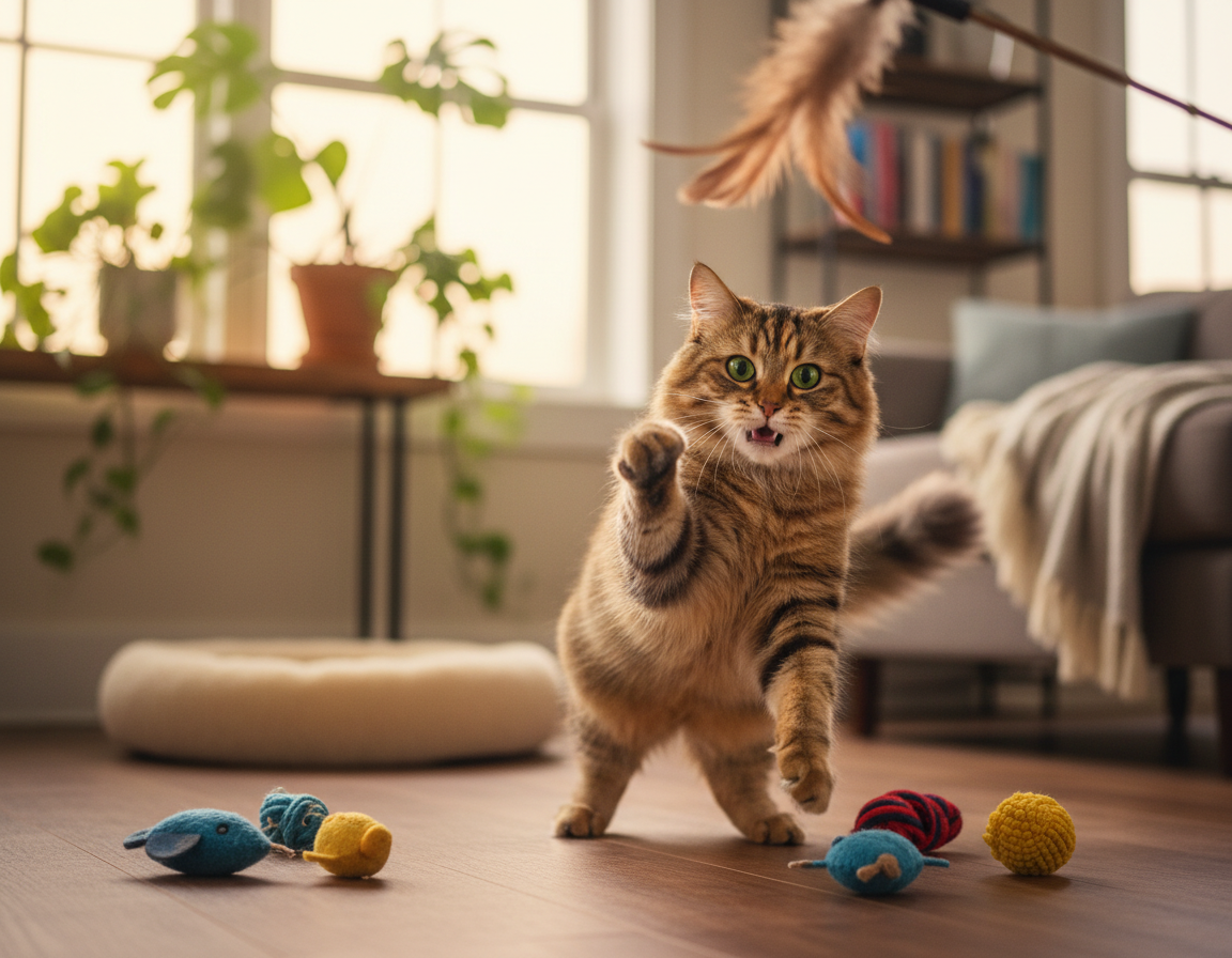 hravá komunikácia mačky