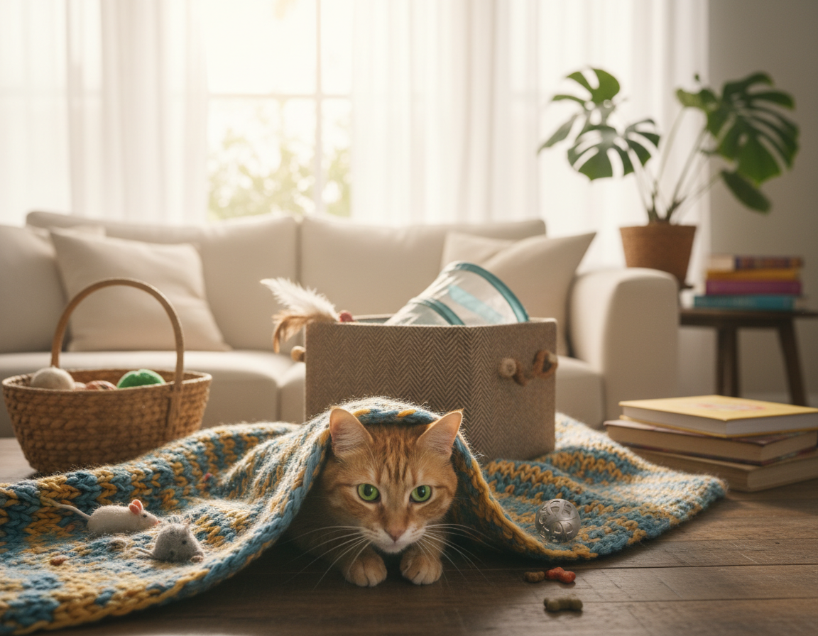 hry na hľadanie skrytých predmetov pre mačky