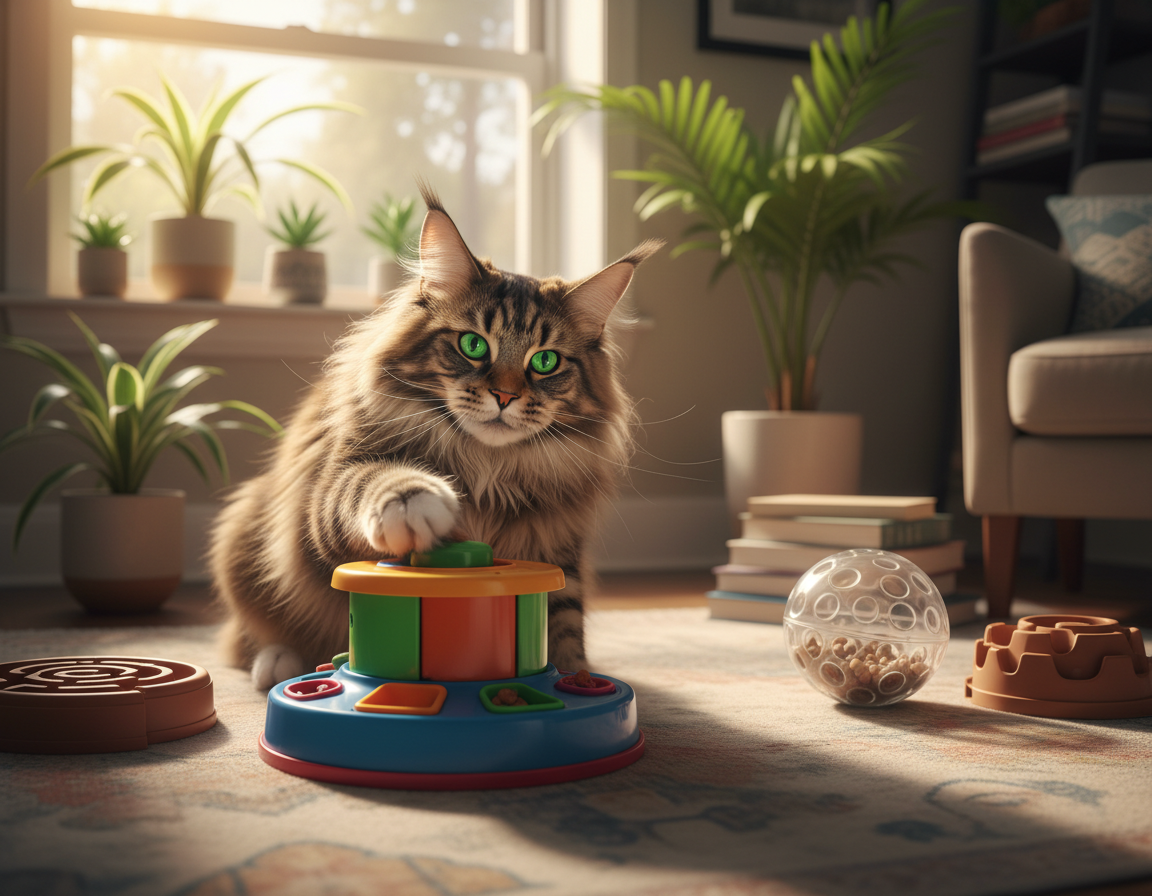 hry na riešenie problémov pre mačku