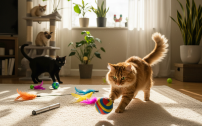 Mačací blog 23 Interaktívne hry s loptičkou pre mačky – Všetko, čo o tom potrebuješ vedieť!