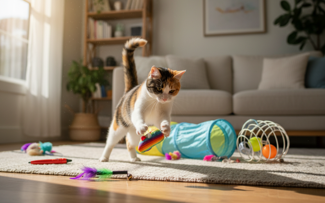 Kombinácia hry a pohybu u mačky – Všetko, čo o tom potrebuješ vedieť!