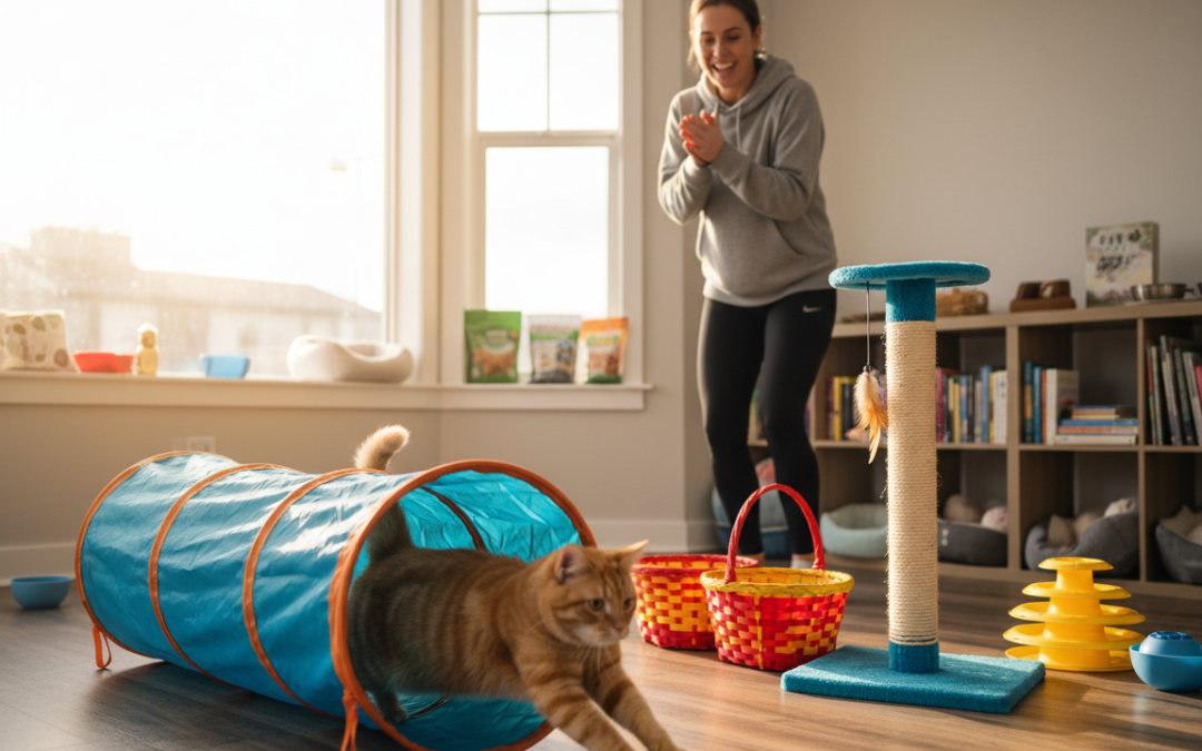 Kondičný tréning pre mačky – Všetko, čo o tom potrebuješ vedieť!