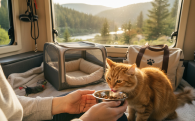 Mačací blog 17 Kŕmenie mačky počas cestovania – Všetko, čo o tom potrebuješ vedieť!