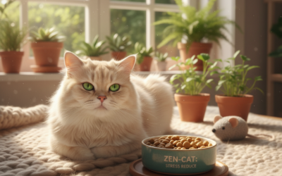 Mačací blog 23 Krmivo na zníženie stresu u mačiek – Všetko, čo o tom potrebuješ vedieť!