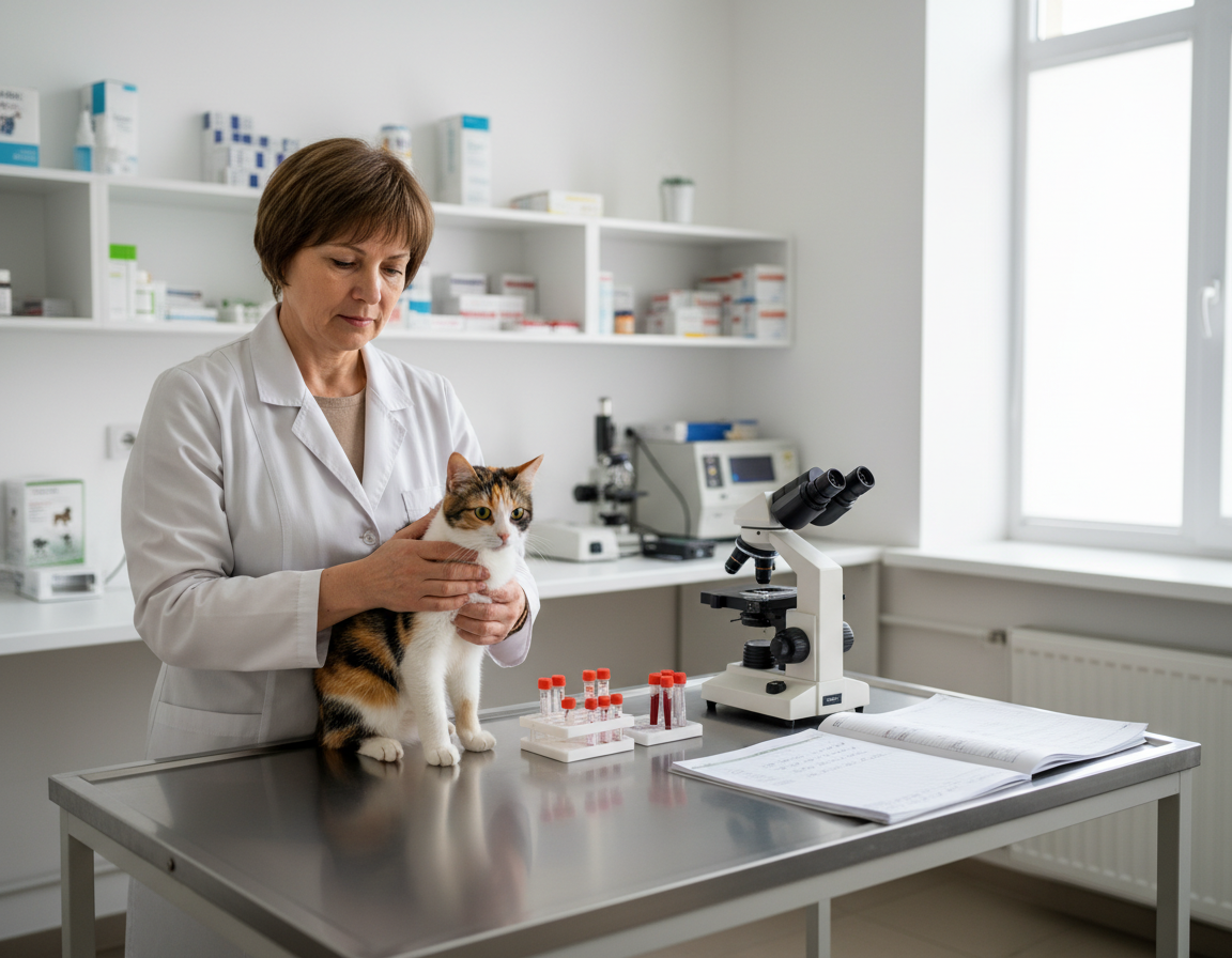 laboratórne vyšetrenia u mačiek