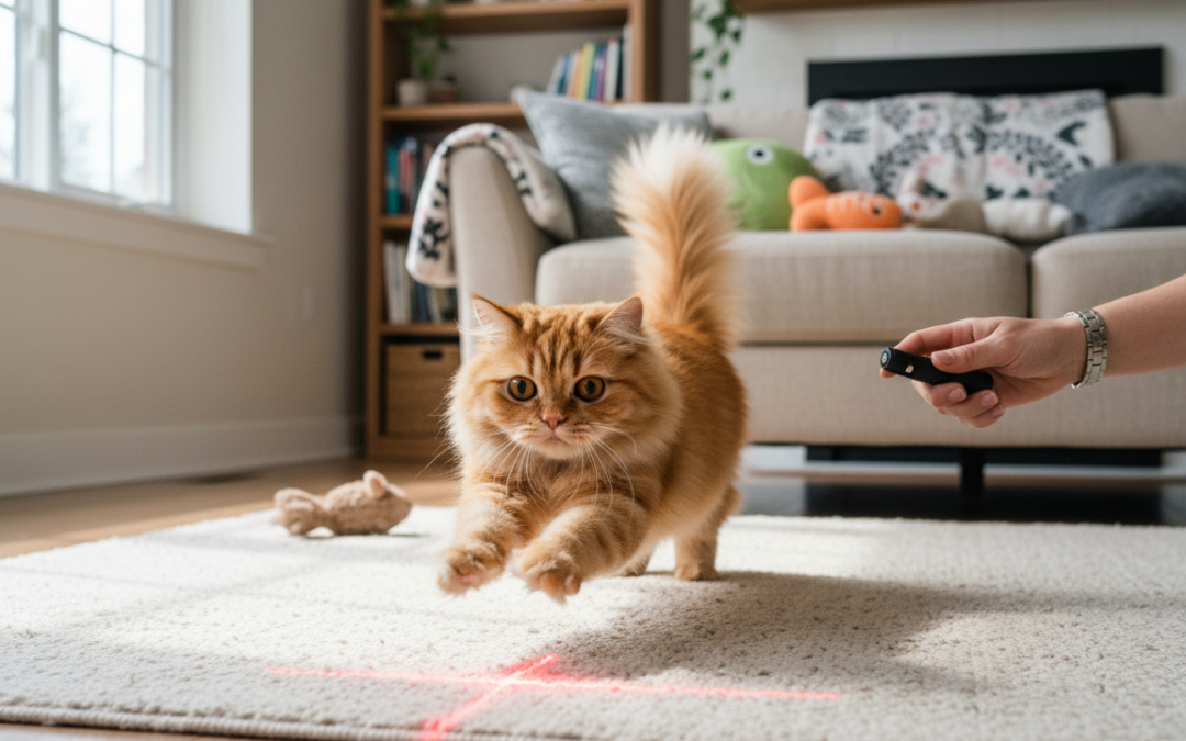 Laserový tréning pre mačky – Všetko, čo o tom potrebuješ vedieť!