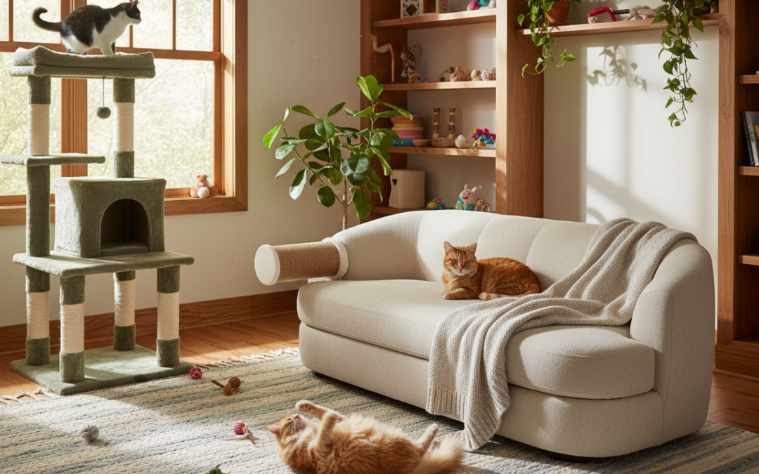 Nábytok priateľský k mačkám – Všetko, čo o tom potrebuješ vedieť!