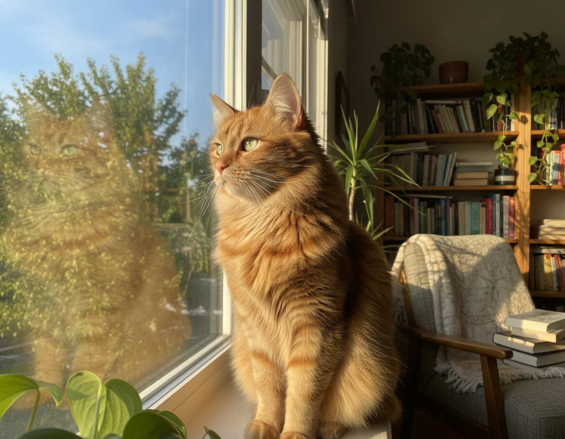 nezávislá povaha mačky