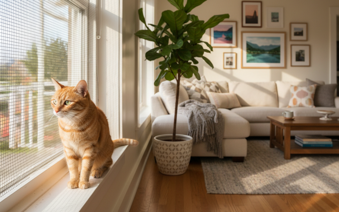 Ochrana okien pre mačku – Všetko, čo o tom potrebuješ vedieť!